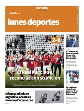 Cover of Lunes Deportes
