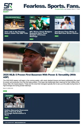 Cover of Stadium Rant