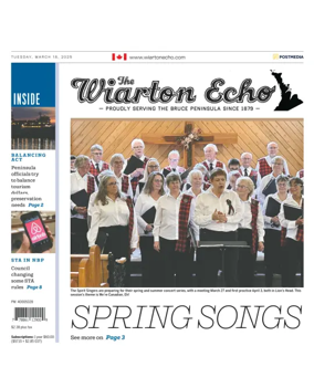 Cover of Wiarton Echo