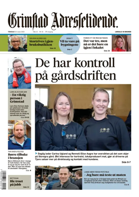 Cover of Grimstad Adressetidende