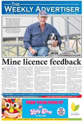 Cover of The Weekly Advertiser Horsham