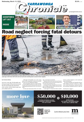 Cover of Yarrawonga Chronicle