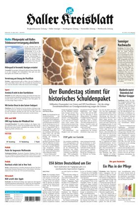 Cover of NW - Haller Kreisblatt