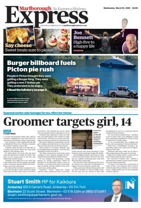 Cover of Marlborough Express