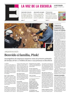 Cover of La Voz de Galicia (Lugo) - La Voz de la Escuela