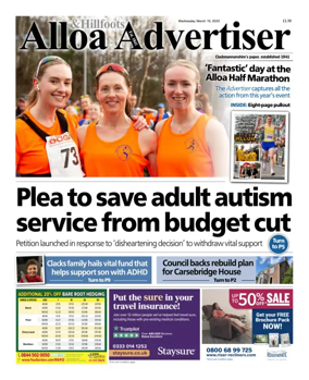 Cover of Alloa Advertiser