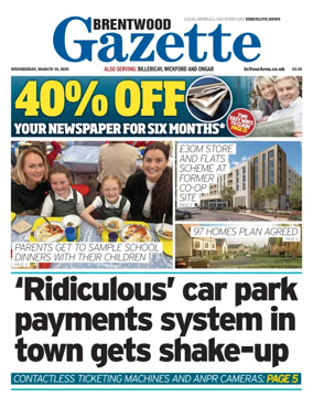 Cover of Brentwood Gazette