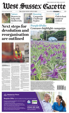Cover of West Sussex Gazette