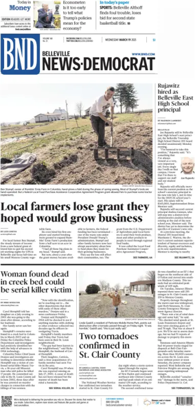 Cover of Belleville News-Democrat