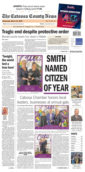 Cover of The Catoosa County News