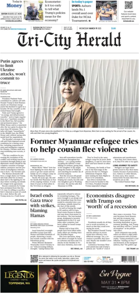 Cover of Tri-City Herald