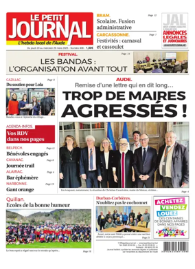 Cover of Le Petit Journal - L'hebdo local de l'Aude