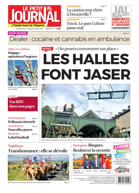 Cover of Le Petit Journal - L'hebdo local de l'Aveyron