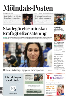 Cover of Mölndals-Posten