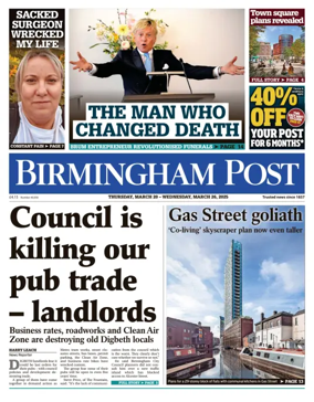 Cover of Birmingham Post