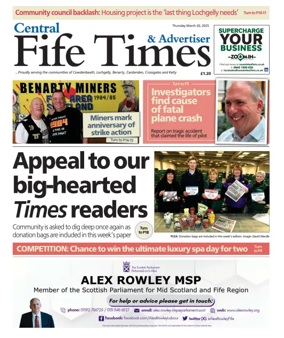 Cover of Central Fife Times
