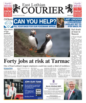 Cover of East Lothian Courier