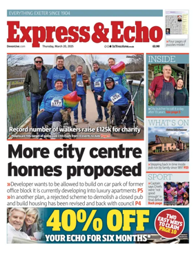 Cover of Express & Echo (City & East Devon Edition)