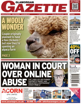 Cover of Glamorgan Gazette