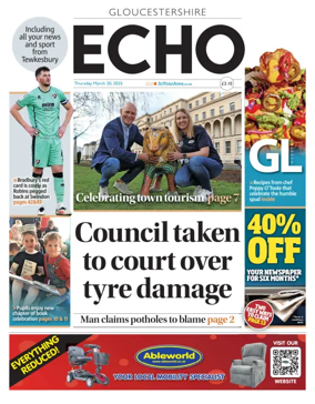 Cover of Gloucestershire Echo