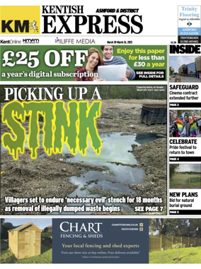 Cover of Kentish Express Ashford & District