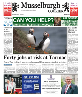 Cover of Musselburgh Courier