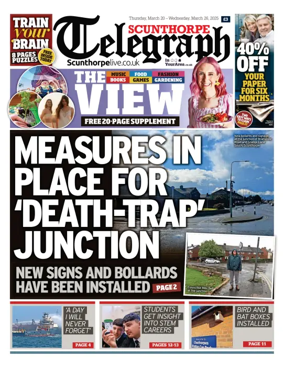 Cover of Scunthorpe Telegraph