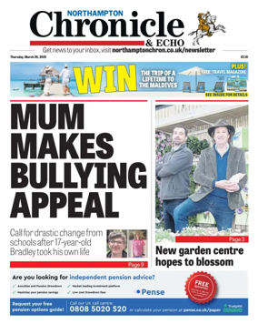Cover of The Northampton Chronicle and Echo