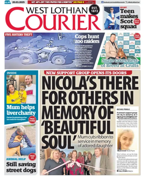Cover of West Lothian Courier