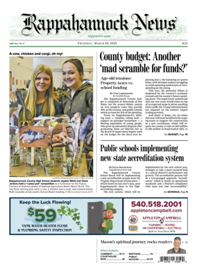 Cover of Rappahannock News