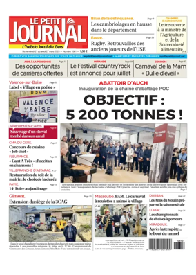 Cover of Le Petit Journal - L'hebdo local du Gers