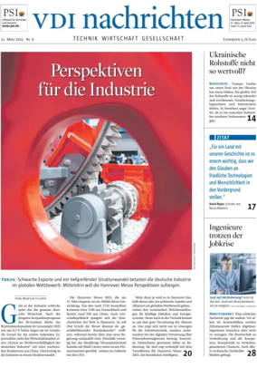 Cover of VDI Nachrichten