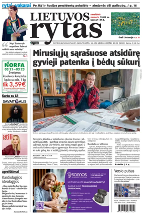 Cover of Lietuvos Rytas