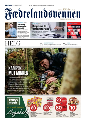 Cover of Faedrelandsvennen