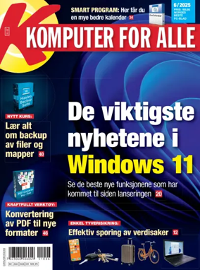 Cover of Komputer for alle (Norway)