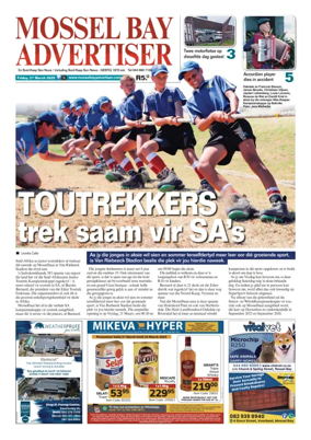 Cover of Mossel Bay Advertiser