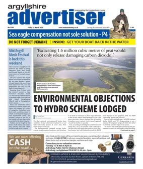 Cover of Argyllshire Advertiser