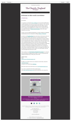 Cover of The Church of England