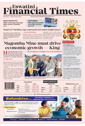 Cover of Eswatini Financial Times