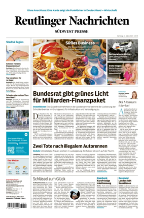 Cover of Reutlinger Nachrichten