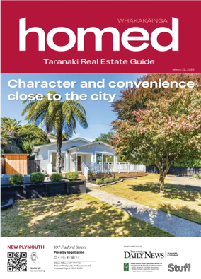 Cover of Homed Taranaki Daily News