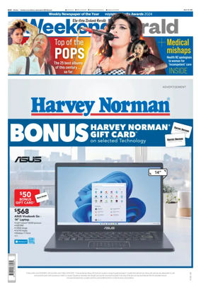 Cover of Weekend Herald