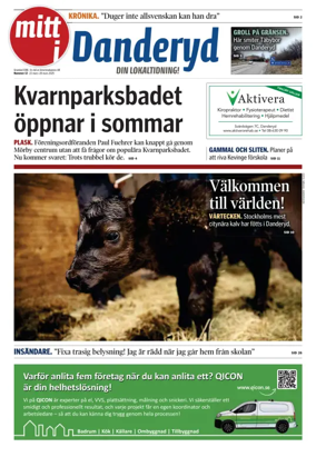 Cover of Danderyds Nyheter