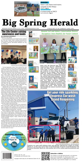 Cover of Big Spring Herald Weekend