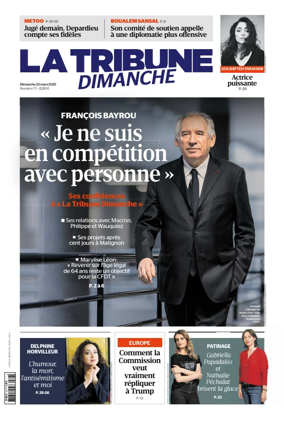 Cover of La Tribune Dimanche (France)