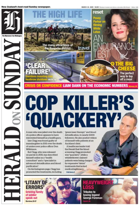 Cover of Herald on Sunday