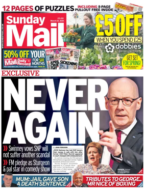 Cover of Sunday Mail (UK)