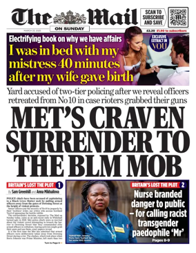 Cover of The Mail on Sunday
