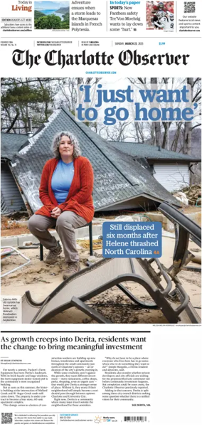 Cover of The Charlotte Observer (Sunday)