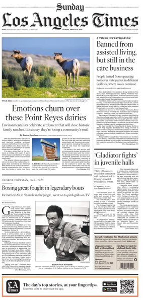 Cover of Los Angeles Times (Sunday)